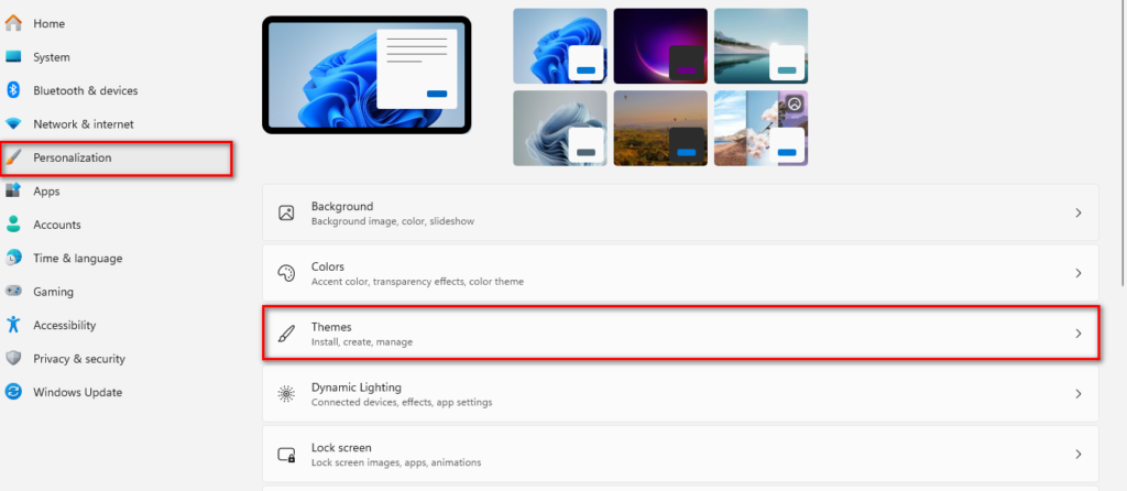 Personalization and Themes